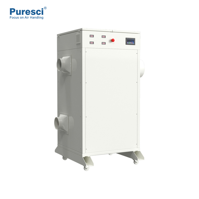 China Manufacturer's New Large Area Industrial Silica Gel Desiccant Rotary Dehumidifier with Humidity Control