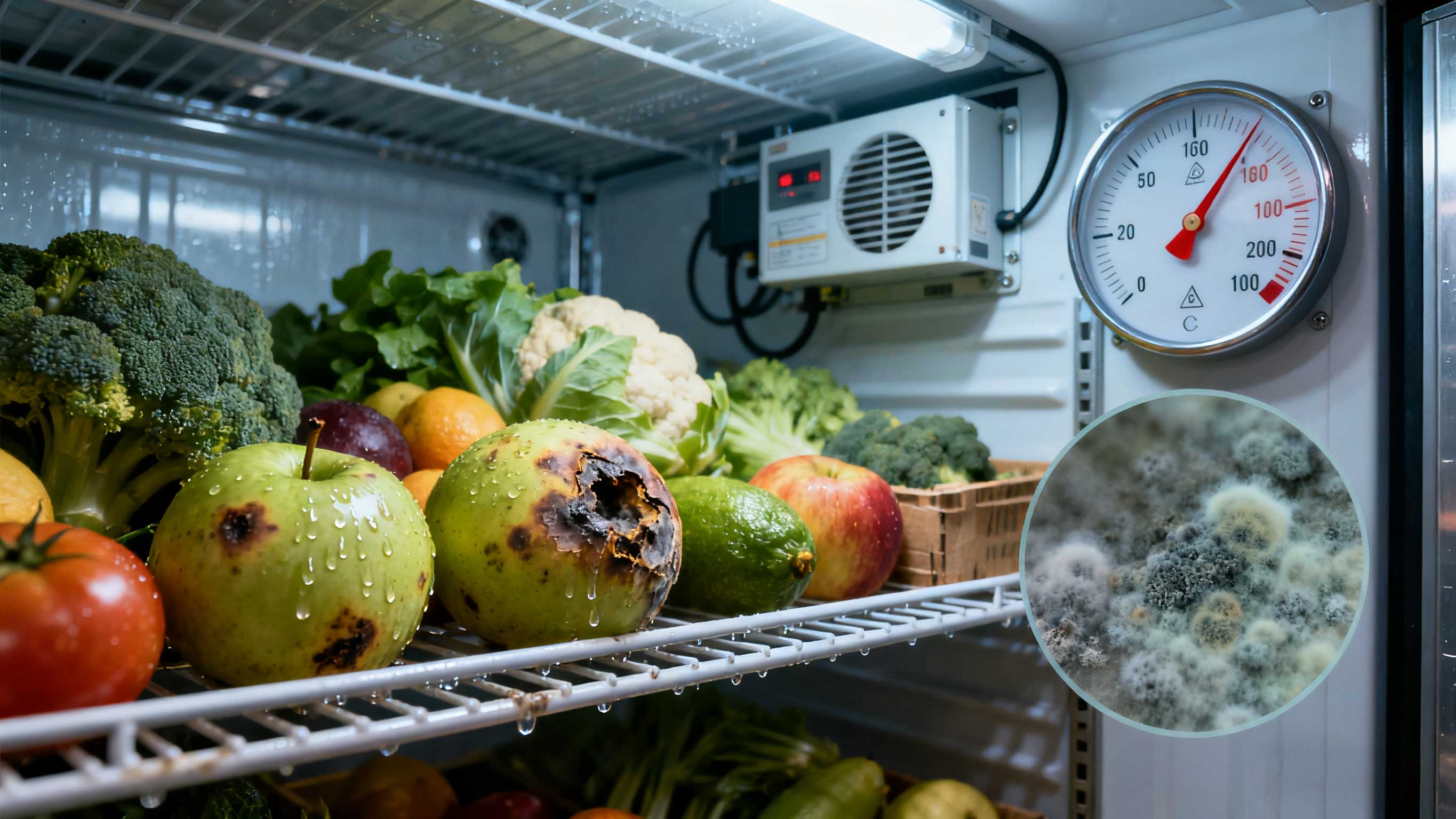 Fruit and vegetable skin in high humidity environment