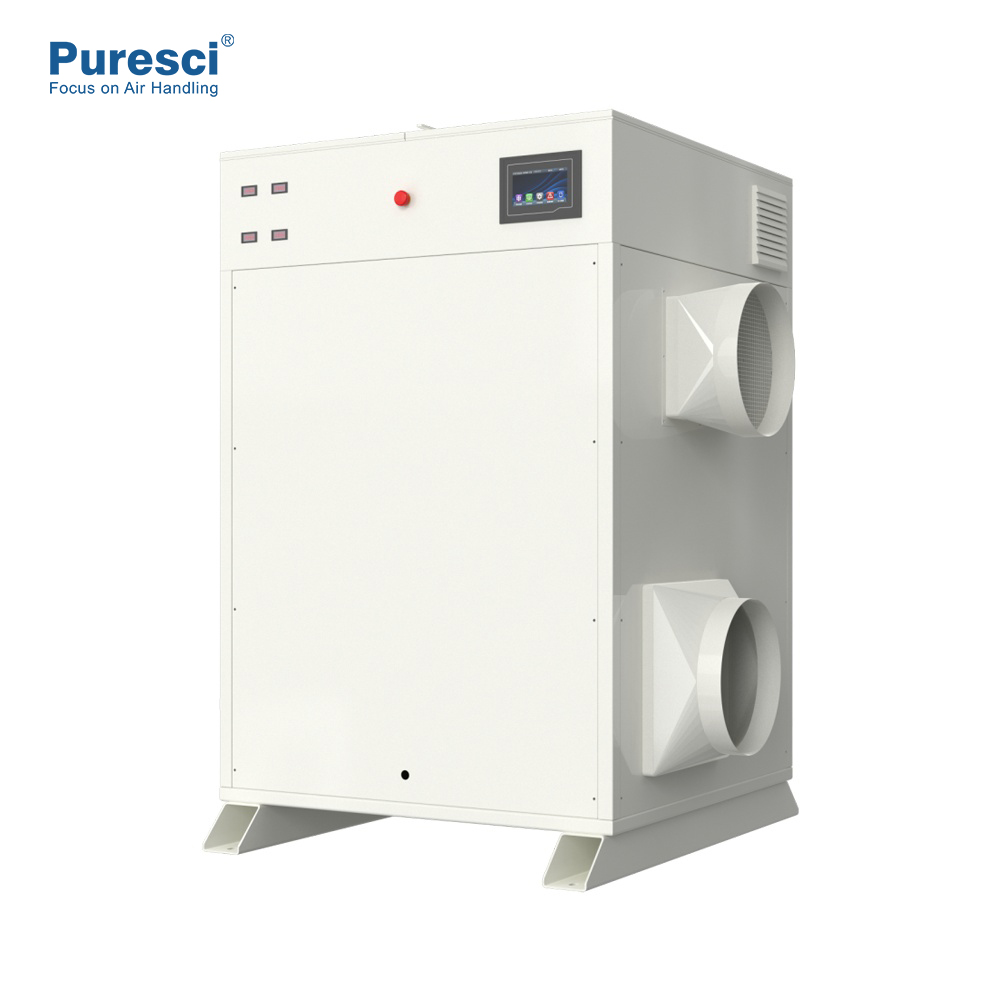 Dehumidifier High-Efficiency Industrial Desiccant-Based Rotary Wheel Dehumidifier for Dehumidification