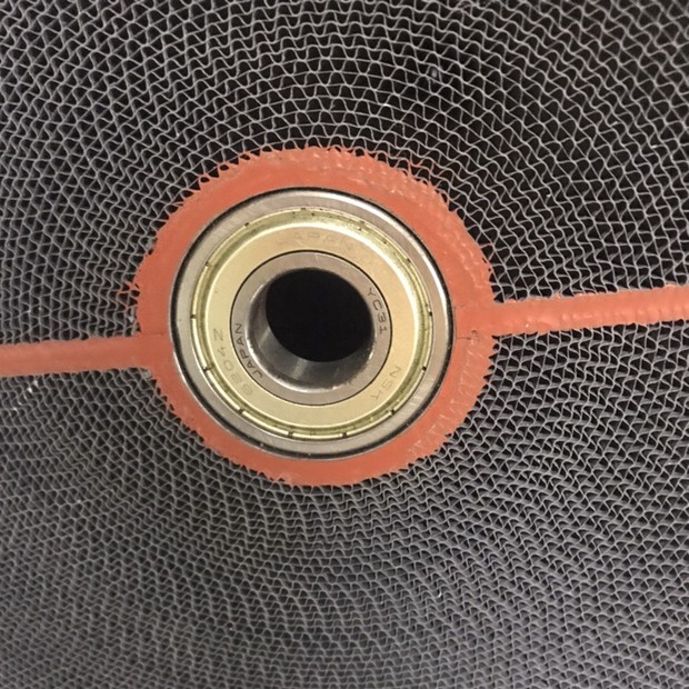 Hot Cakes Simulate Honeycomb Desiccant Rotor Customized 2450*300mm