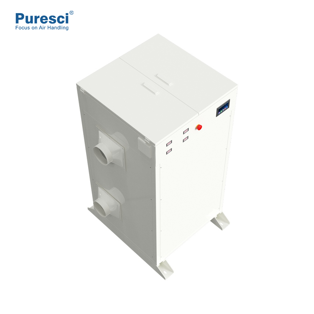 China Manufacturer's New Large Area Industrial Silica Gel Desiccant Rotary Dehumidifier with Humidity Control